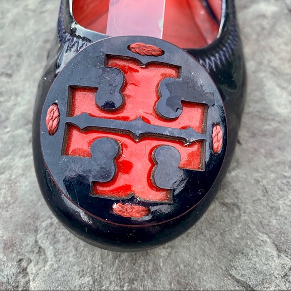 Tory Burch Patent Ballet Flats SZ 5.5 - Picture 4 of 8